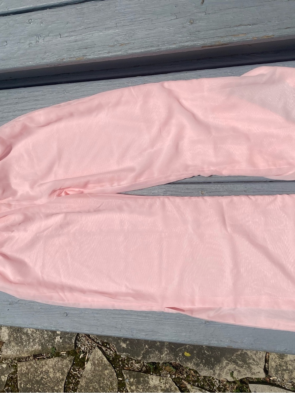 Classic Boot Cut Pants in Light Pink